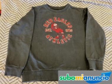 Sudadera gris para ni