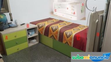 Cuna convertible en cama de 0 a 14 a