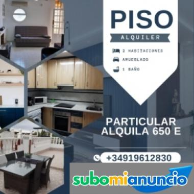 Apartamento se alquila   amueblado