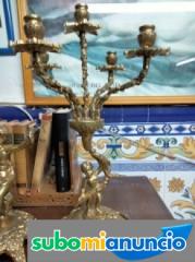 Candelabros de bronce