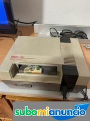 Nintendo Nes(1987) con sus cables y accesorios,se entrega con juego The Flintsto