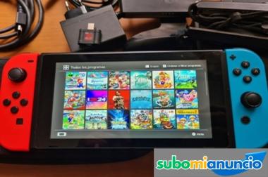 Nintendo switch v1 flasheada mas 256g sd completa