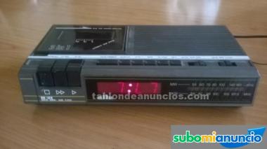 Radio Despertador y cassette