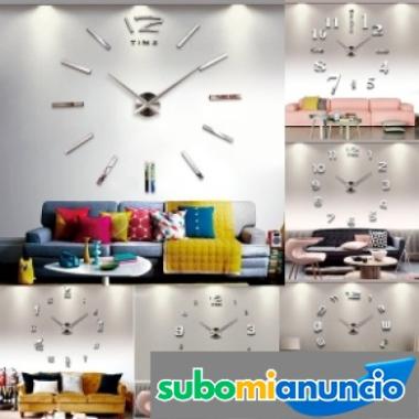 Relojes de pared grandes horas 3d