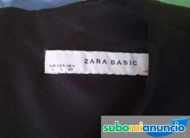 Vestido zara negro talla l