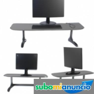 Mesa Ordenador teclado y monitor regulable seg