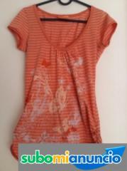 Camiseta naranja Clockhouse.Talla XS. San Jos