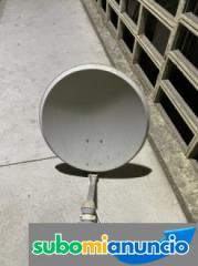 Antena parabolica completa LNB soporte, seg