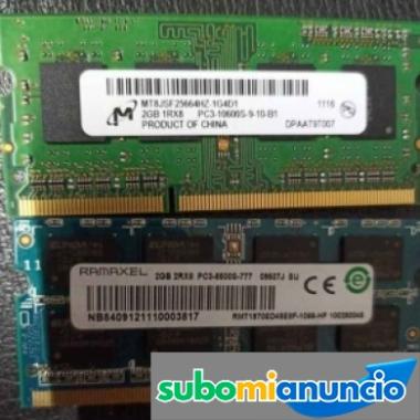 Memoria 2Gb x 2 para port