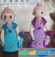 Amigurumi - La iaia cosidora - ganxet, crochet