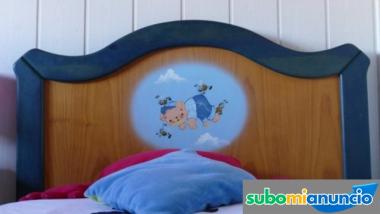 Cabecero cama infantil