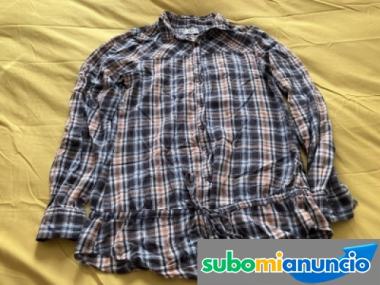 Camisa de cuadros en tonos marrones