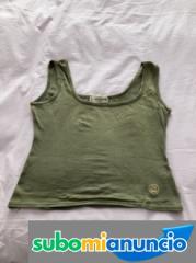 Camiseta verde de tirantes