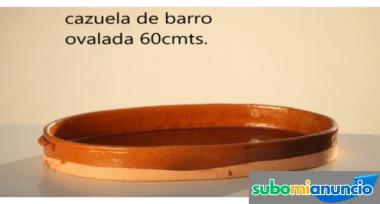 Cazuela de barro nueva