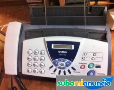 FAX Y TELEFONO CON PAPEL NORMAL Y PANTALLA LCD 1/16 CARACTERES  Brother T104