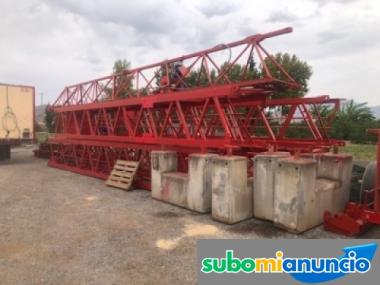 Gruas torre de 45 y 50 mts de pluma