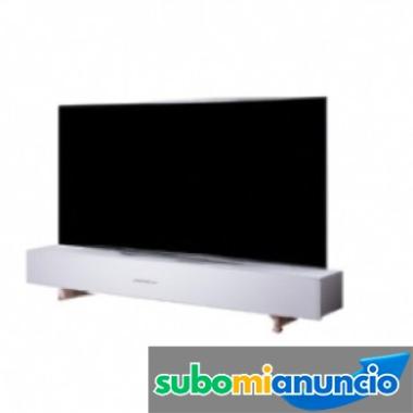 Mueble tv contrachapado blanco