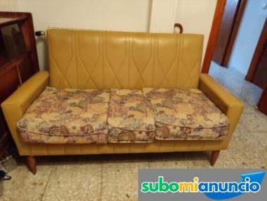 Sofa 3 plazas amarillo