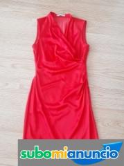 Vestido rojo de mango