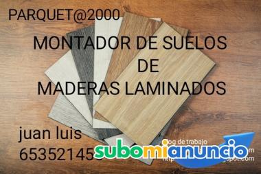 instalacion de suelos de maderas laminados  vinilos spc